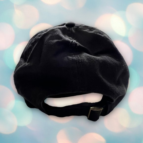 “Mom Life” Women’s Black Distressed Baseball Hat - Picture 2 of 3